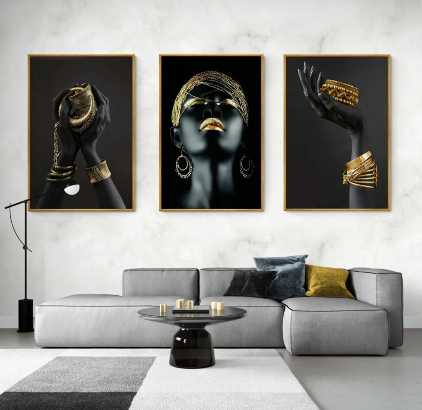 3 Tableaux Beauty Fashion - INFINITY ART